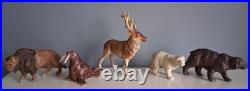 Wild Animals, (Zoo, Safari) Vintage figures made in Spain 50's By Pech Hnos(PH)