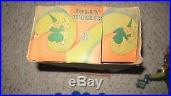 Wolverine Sunny Andy Jolly Juggler Tin Litho Toy Complete All Figures + Orig Box