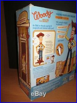 Woody's Roundup Talking Figure Toy Story Collection Vintage Thinkway Toys NEW