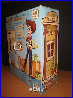 Woody's Roundup Talking Figure Toy Story Collection Vintage Thinkway Toys NEW