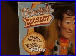 Woody's Roundup Talking Figure Toy Story Collection Vintage Thinkway Toys NEW