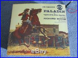 Wow! Rare 1950's Hartland Paladin Have Gun Will Travel Figure Richard Boone MIB