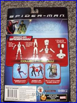 Wrestler Spider-Man Movie Series 3 Vintage 2002 Action Figure NEW ToyBiz Toy Biz