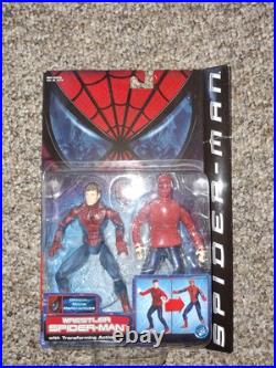 Wrestler Spider-Man Movie Series 3 Vintage 2002 Action Figure NEW ToyBiz Toy Biz