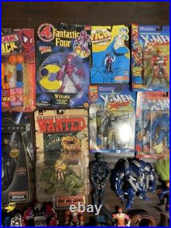 X-Men Action Figure Lot Marvel Power Rangers DC 70+ Vintage Toys