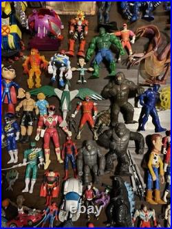 X-Men Action Figure Lot Marvel Power Rangers DC 70+ Vintage Toys