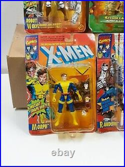 X-Men Vintage Lot Morph, Random, Gambit, Wolverine X3 6 Action Figure Bundle