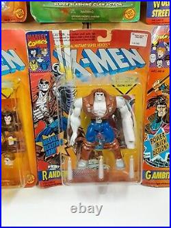 X-Men Vintage Lot Morph, Random, Gambit, Wolverine X3 6 Action Figure Bundle