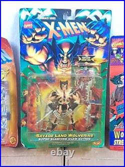 X-Men Vintage Lot Morph, Random, Gambit, Wolverine X3 6 Action Figure Bundle