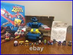 Z-Bots Zbots Lot Megabot Galoob 65750 VTG 90s Toys Mini Z's Z-Bots And Voids