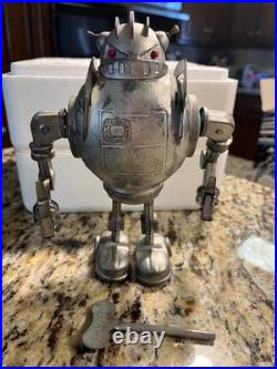 Zathura Tin Robot By Schylling IN BOX with Wind-Up Key